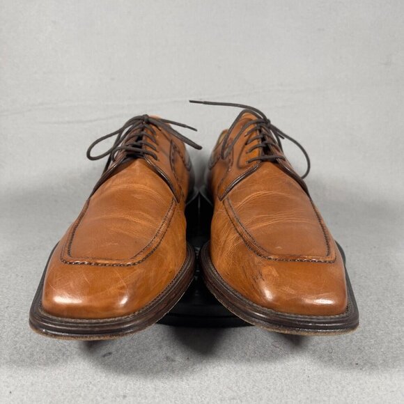 Magnanni Derby Dress Shoe Brown Leather Square Toe Mens Size 10 main image 10